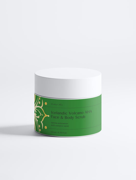 Icelandic Volcano AHA Face & Body Scrub