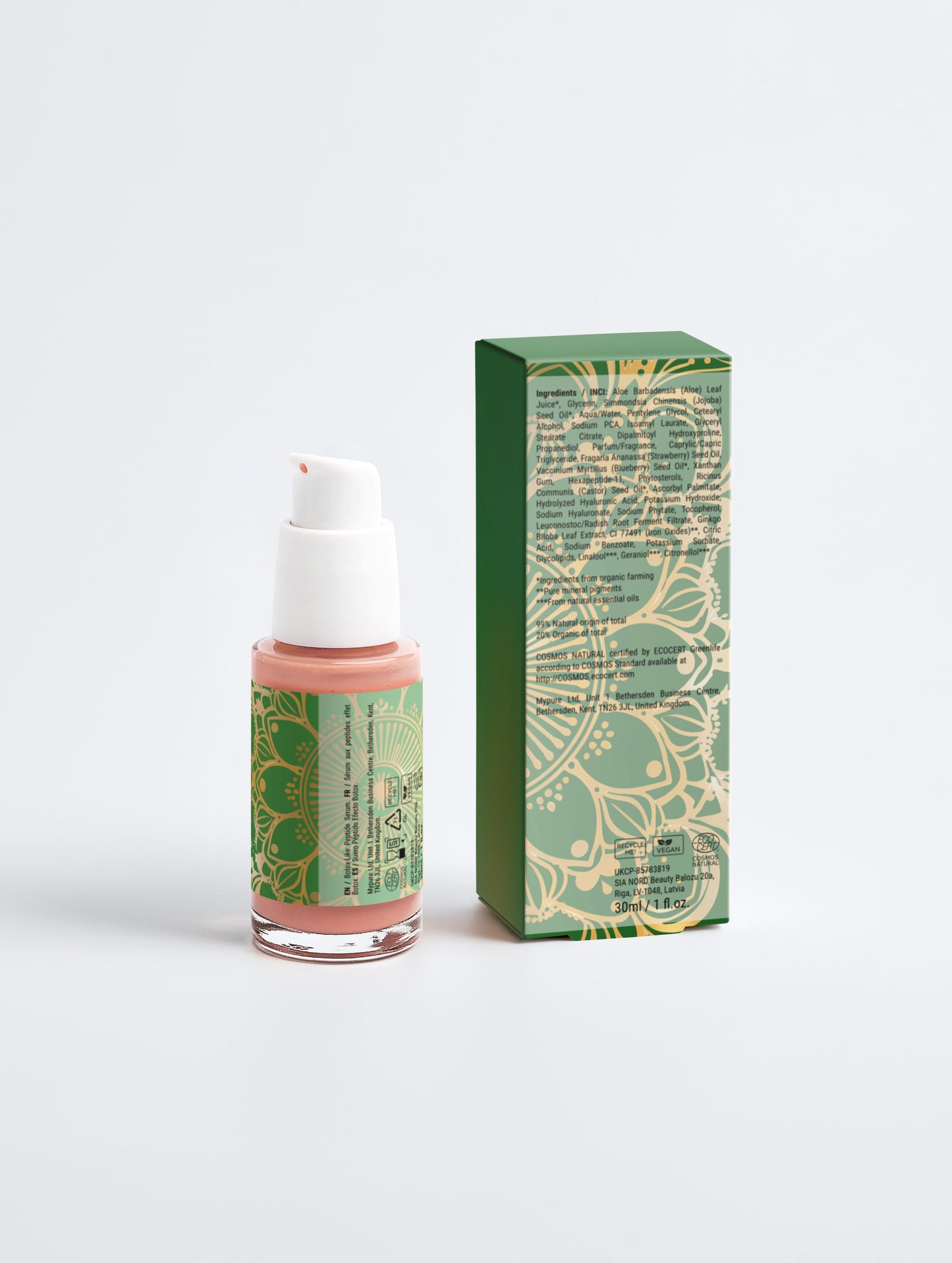 Natural Botox-Like Peptide Serum