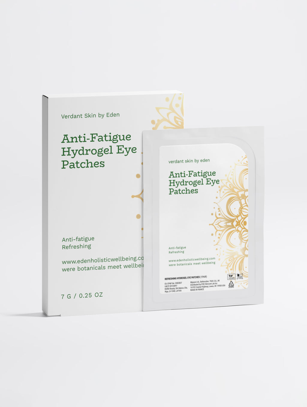 Anti-Fatigue Hydrogel Eye Patches