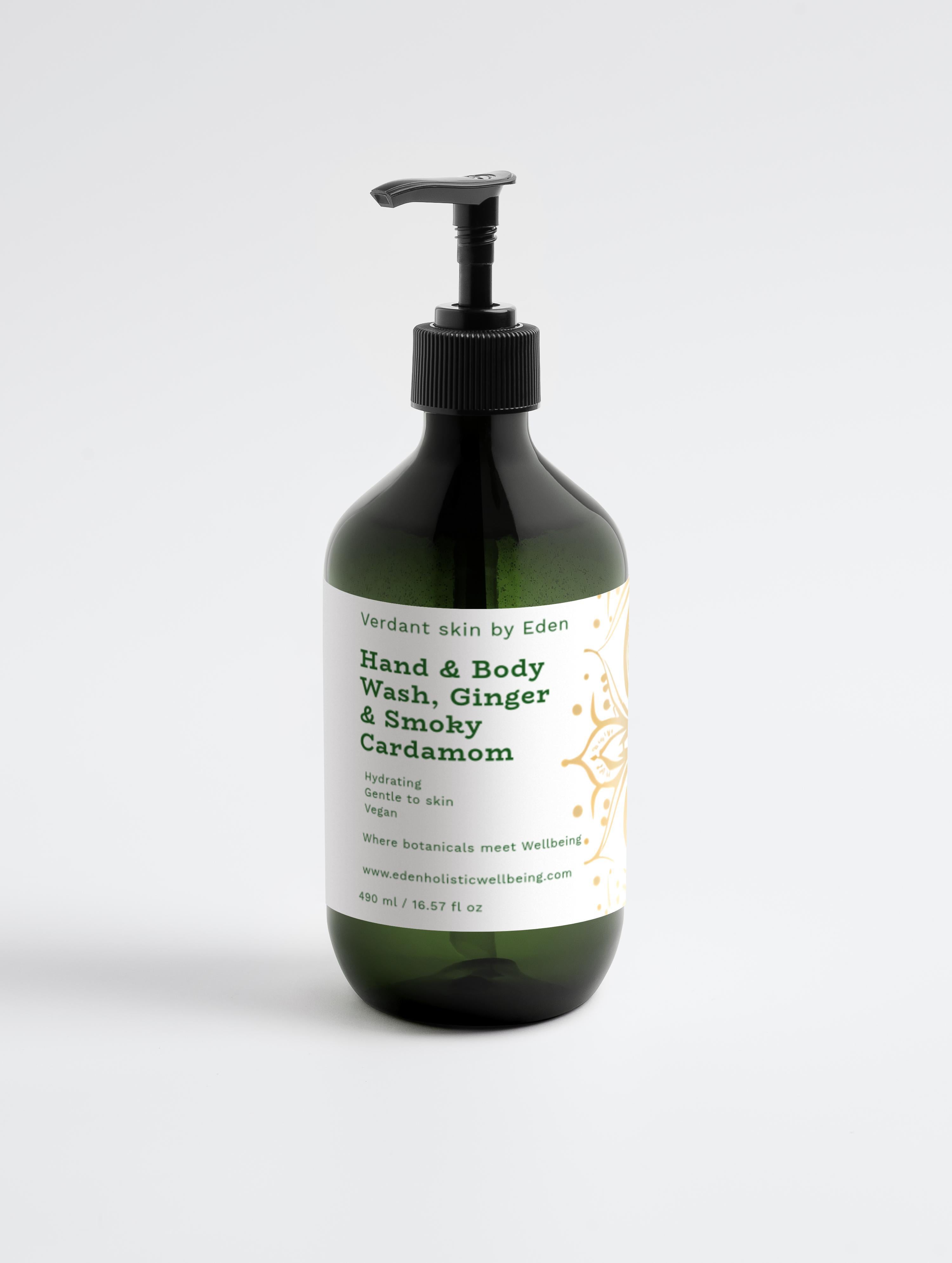 Hand & Body Wash, Ginger & Smoky Cardamom