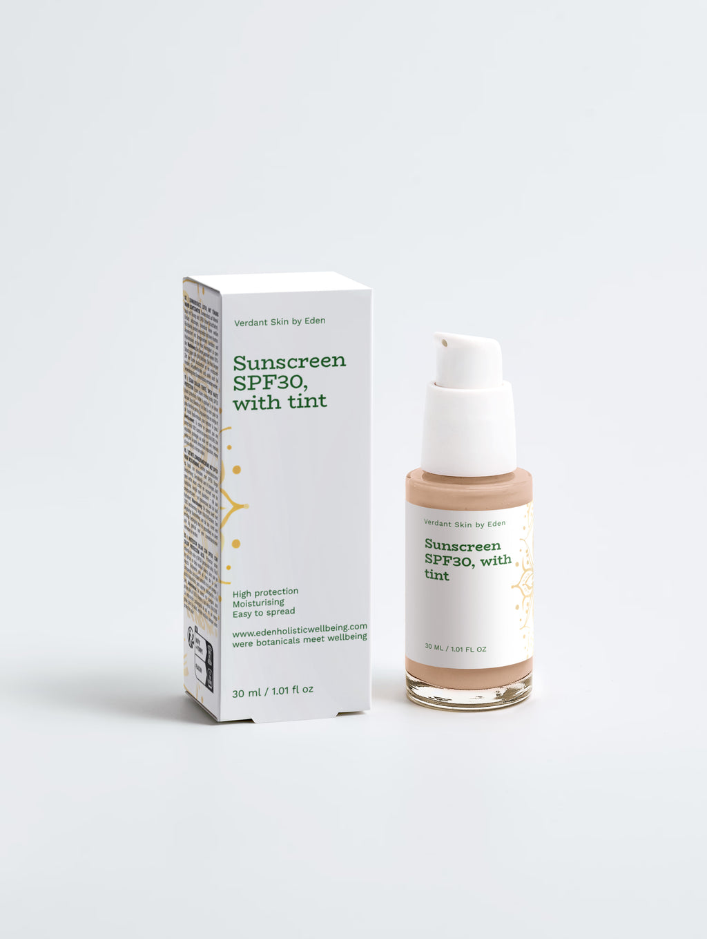 Sunscreen SPF30, with tint